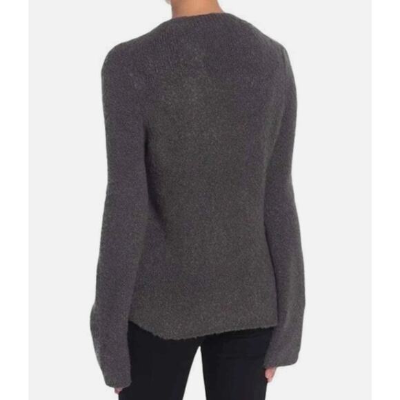 360 Sweater NWT Emory VNeck Wool Alpaca Blend Sweater Granite Gray Sz XS Soft - Picture 2 of 14
